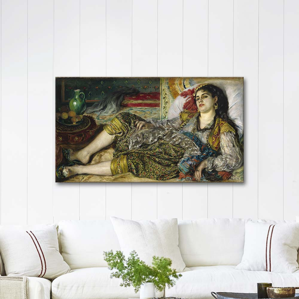 Pierre Auguste Renoir Odalisque Art Print