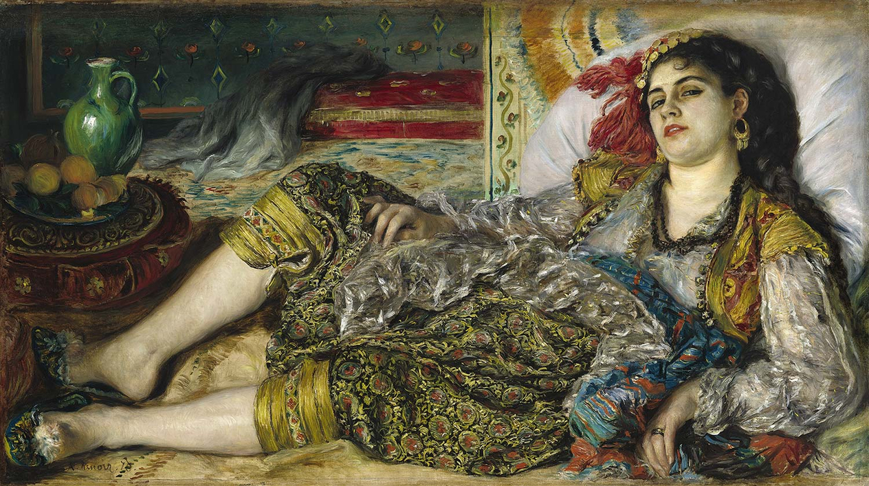Pierre Auguste Renoir Odalisque Art Print