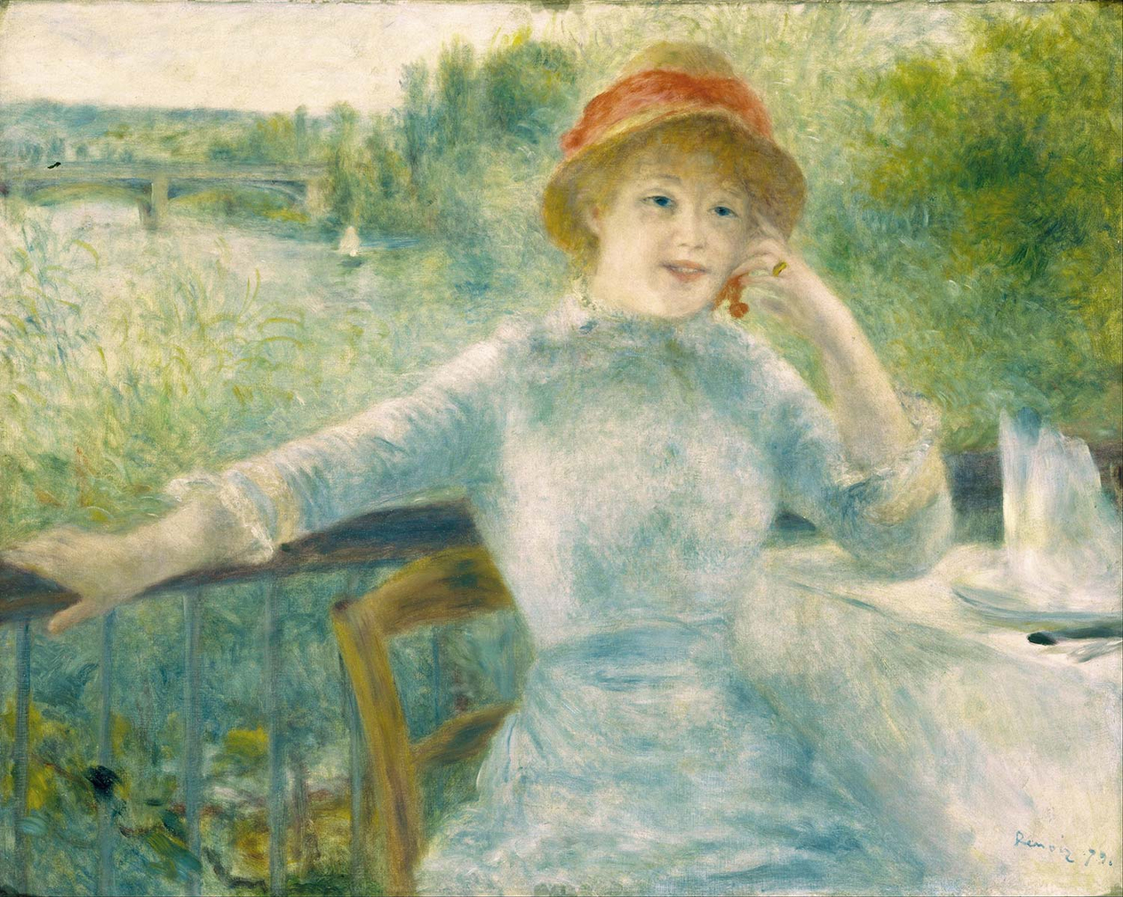 Pierre Auguste Renoir Portrait of Alphonsine Fournaise Art Print