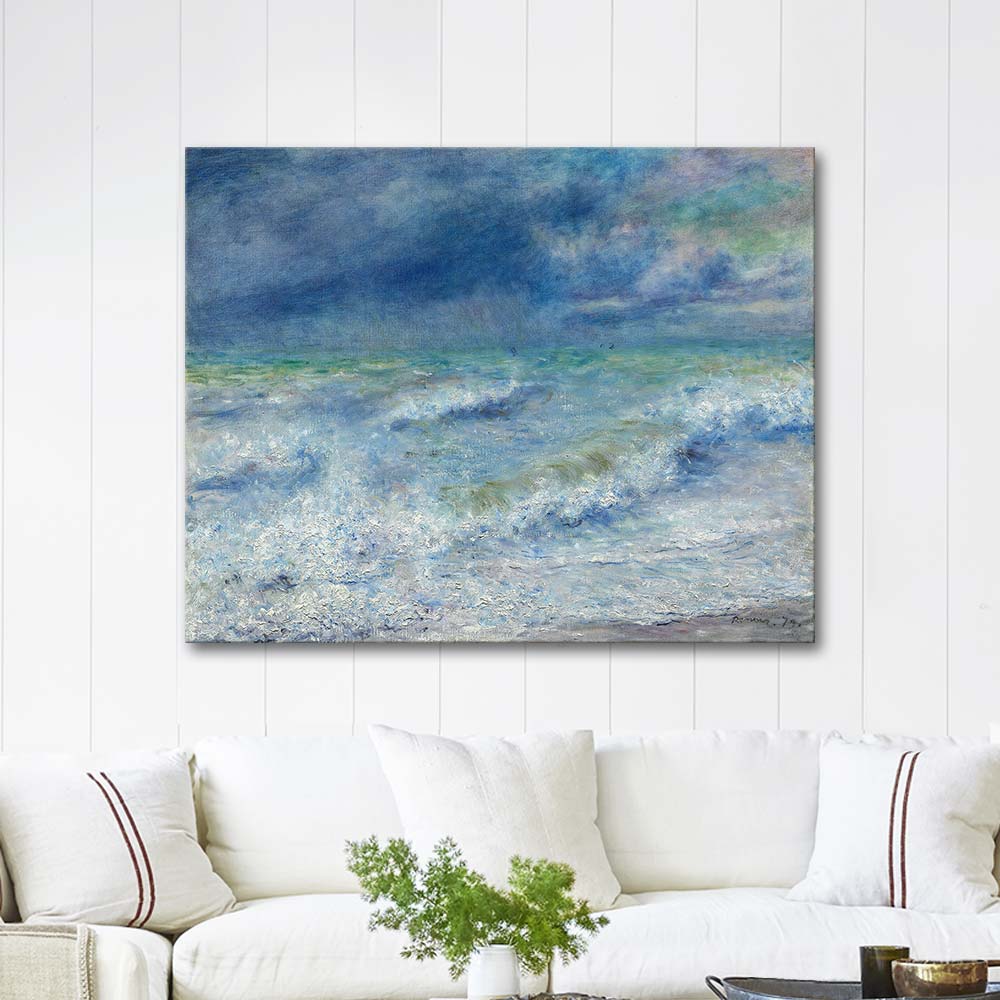 Pierre Auguste Renoir Seascape Art Print