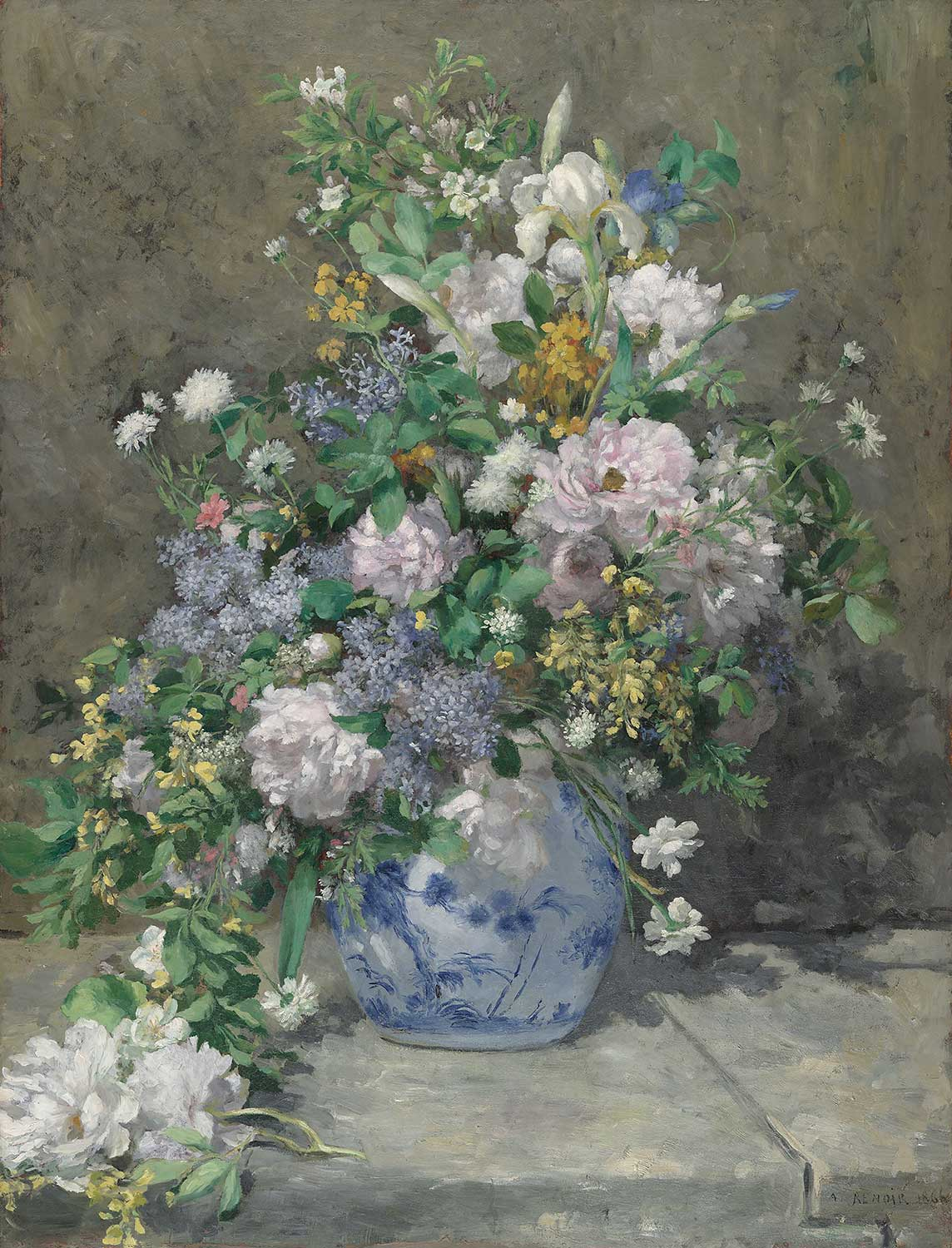 Pierre Auguste Renoir Spring Bouquet Art Print