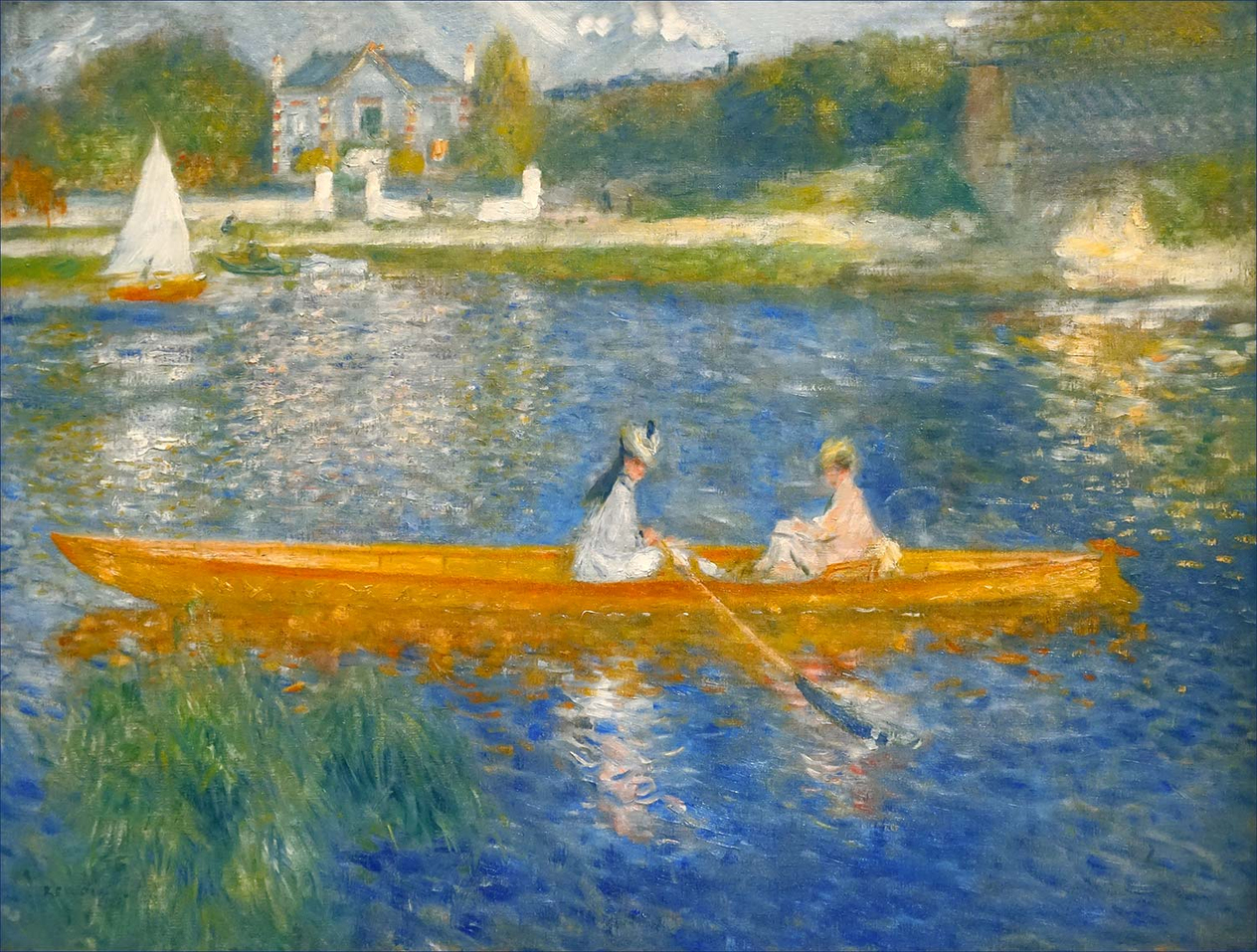 Pierre Auguste Renoir The Skiff Art Print