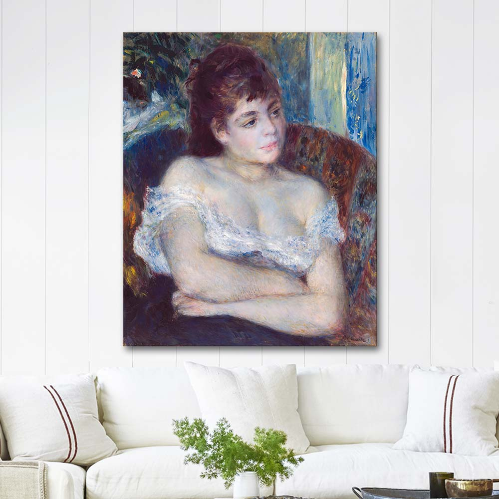 Pierre Auguste Renoir Woman in an Armchair Art Print