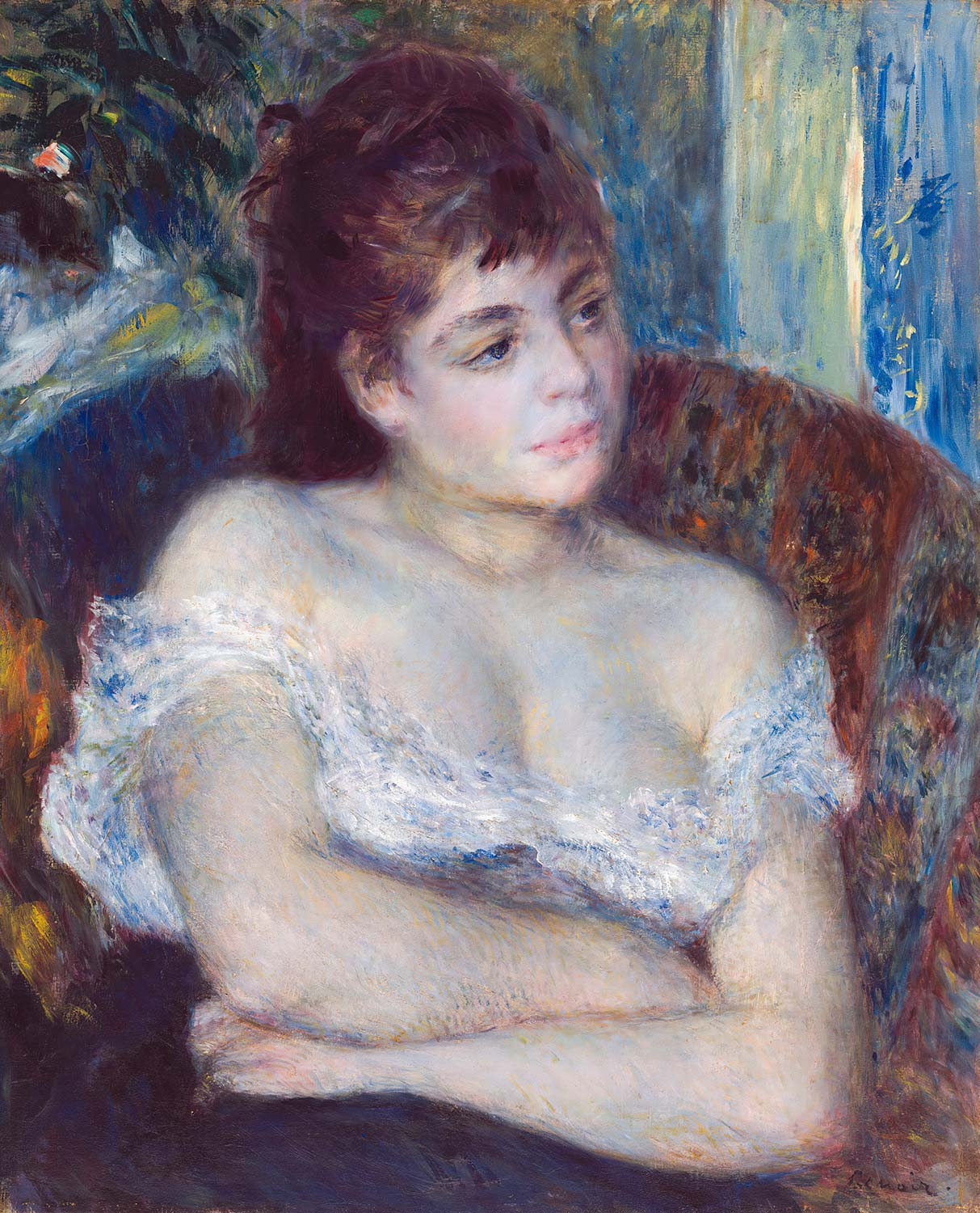 Pierre Auguste Renoir Woman in an Armchair Art Print