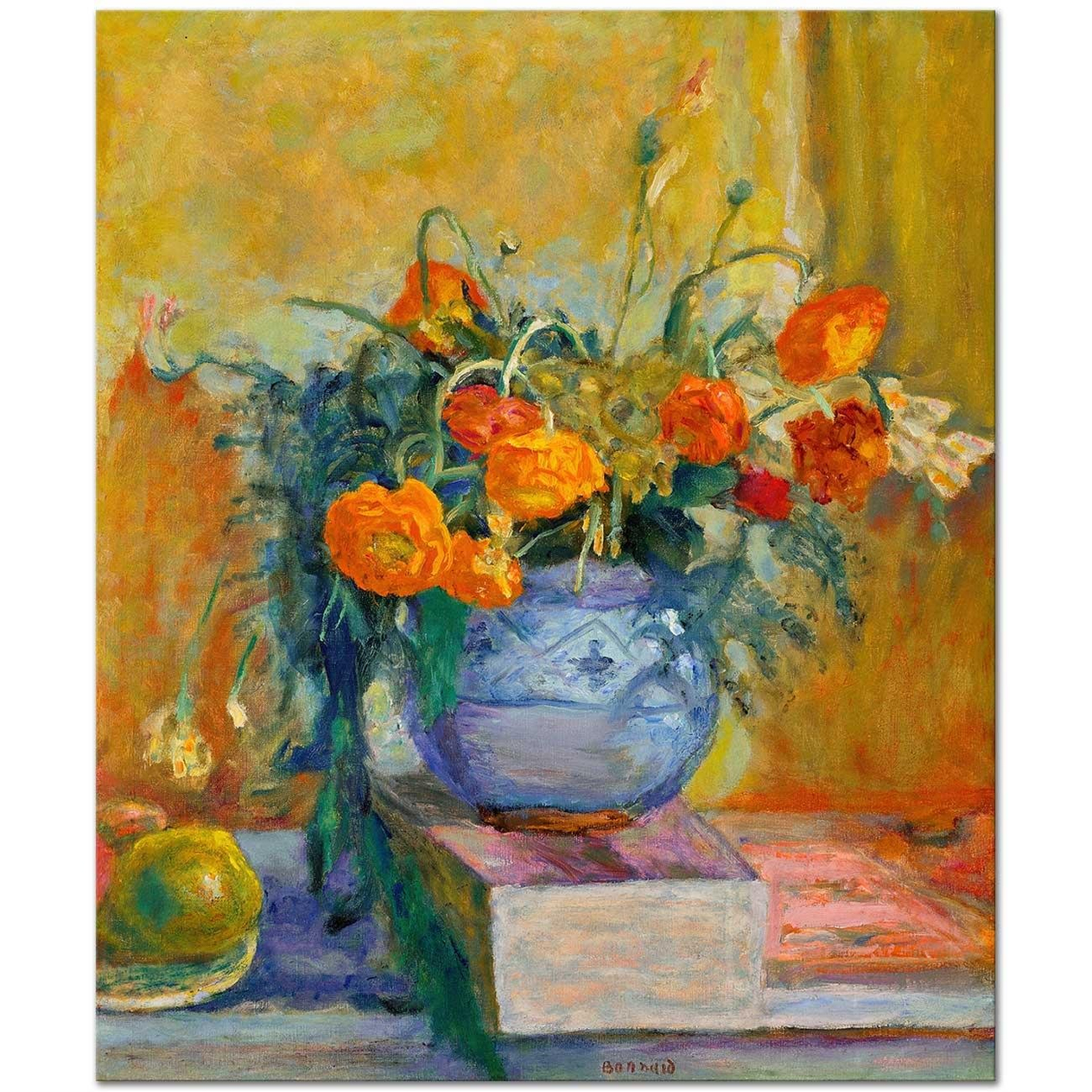 Pierre Bonnard Renoncules au Vase Bleu Art Print