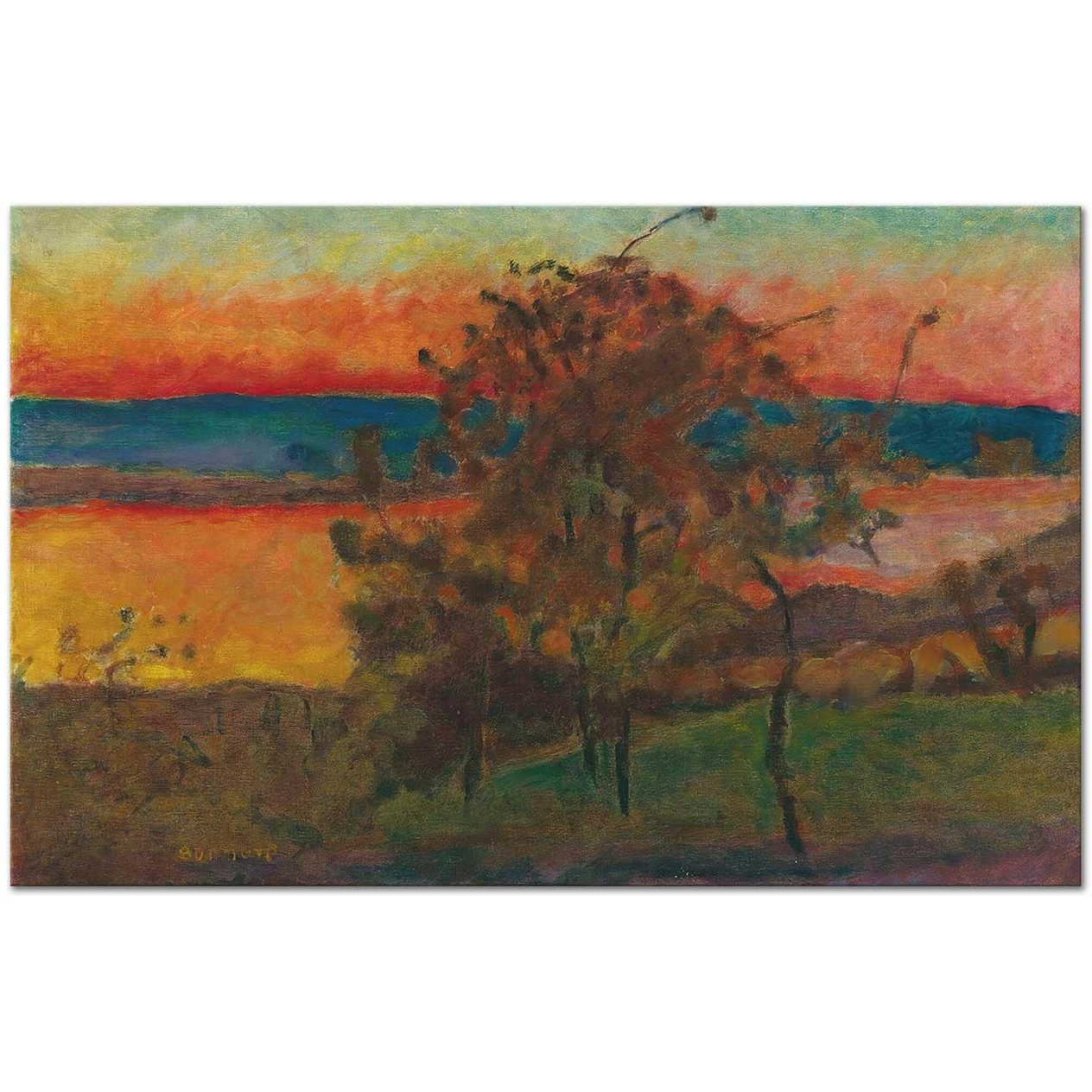 Pierre Bonnard Soleil Couchant Art Print