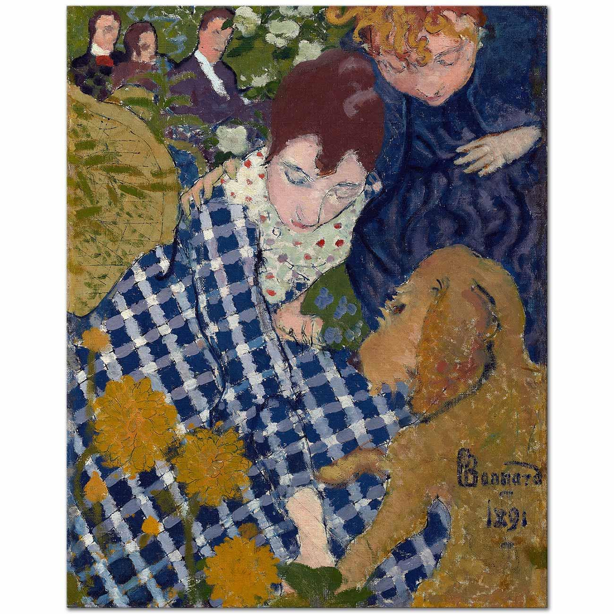 Pierre Bonnard Women With A Dog Art Print