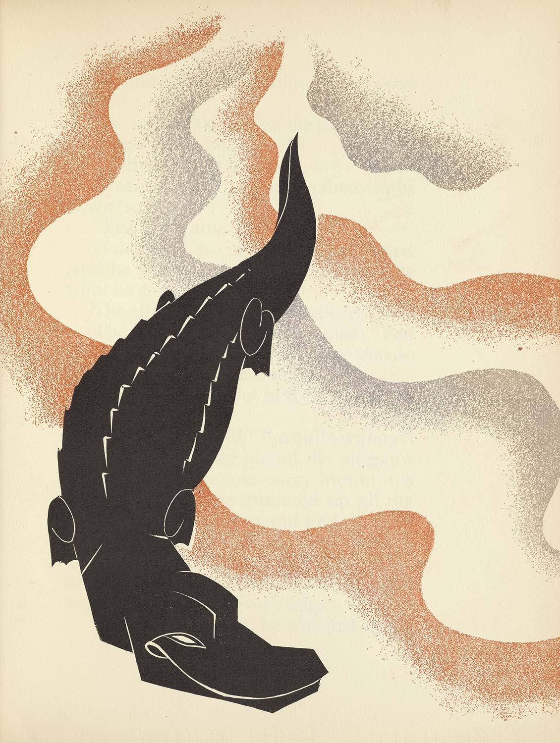 Pierre Pinsard Why no one ever carries the alligator down to the water Art Print
