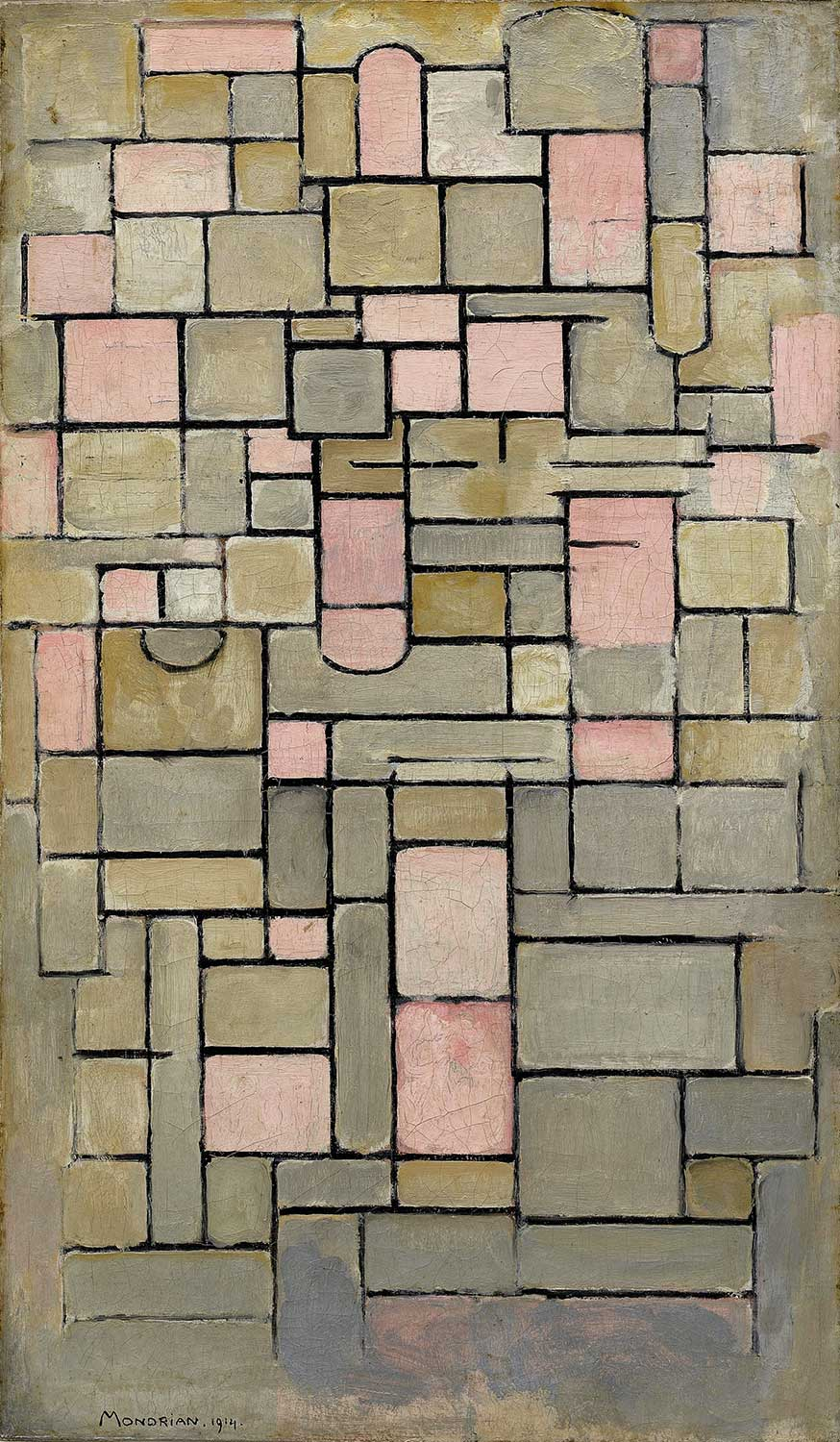 Piet Mondrian Composition 8 Art Print