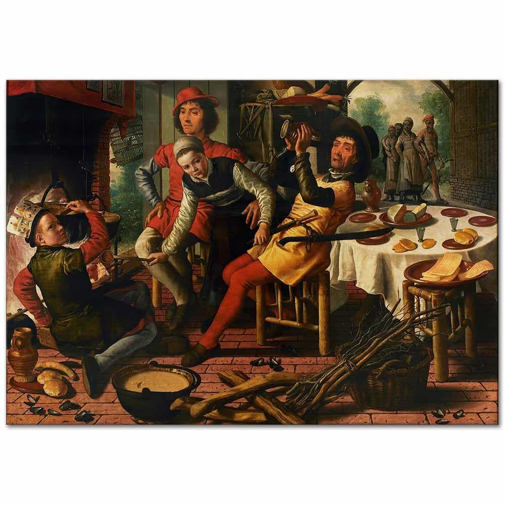 Peasants by the Hearth by Pieter Aertsen