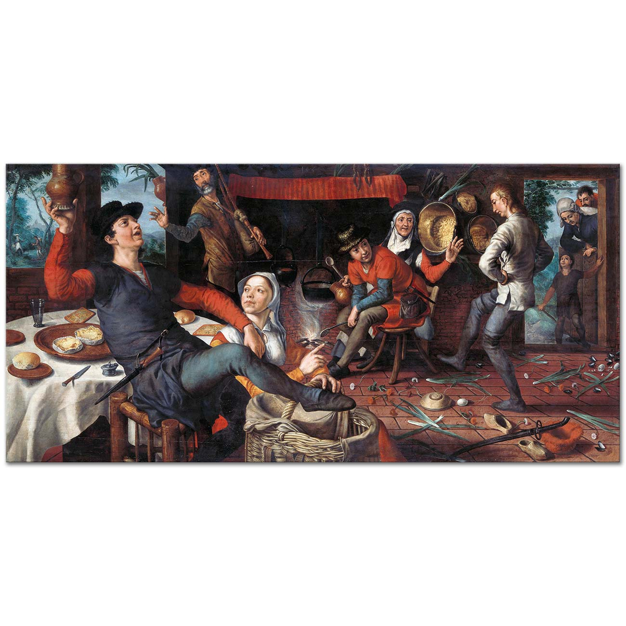 Pieter Aertsen The Egg Dance Art Print