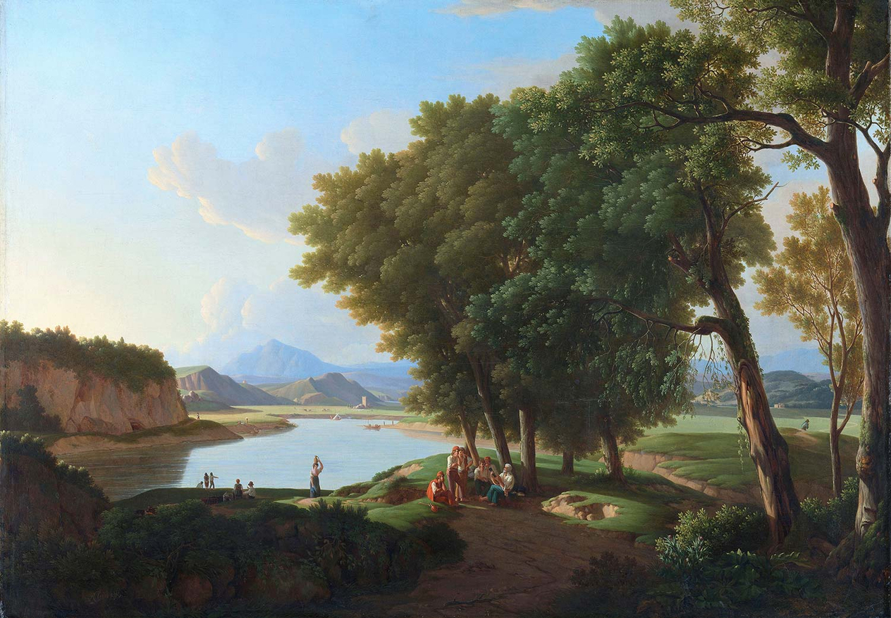 Pieter Rudolph Kleijn The Aqua Cetosa Near Rome Art Print