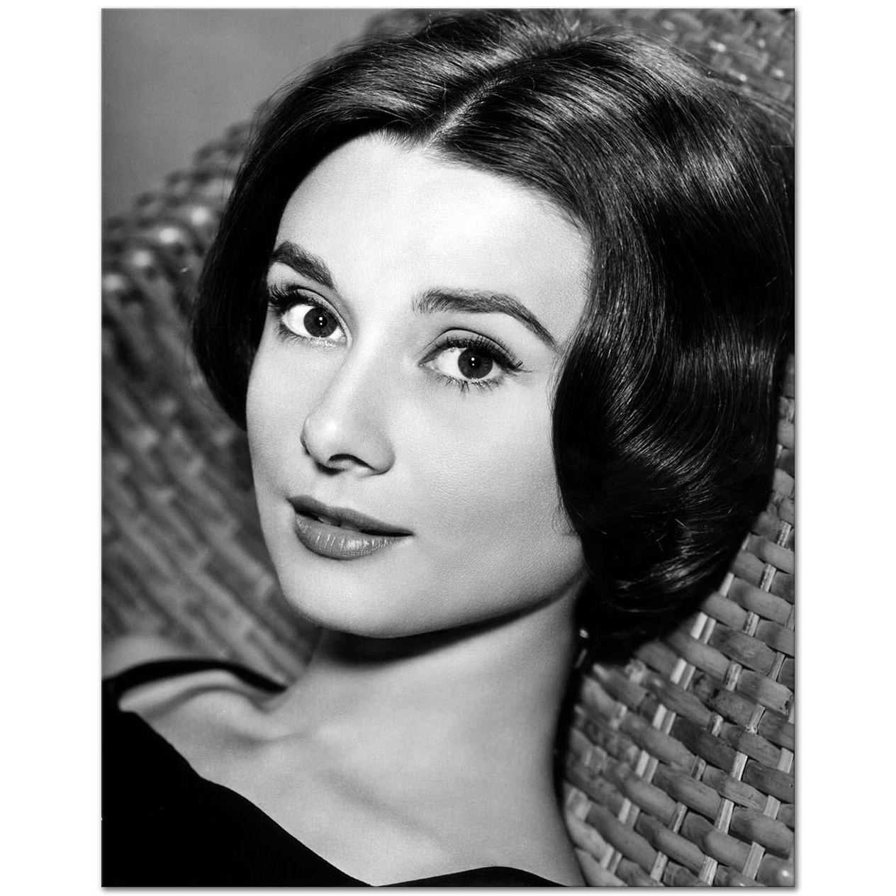 Portrait of Audrey Hepburn Art Print