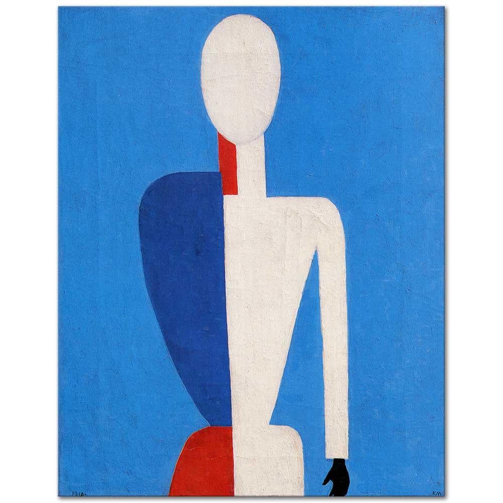 Prototype of a New Image by Kazimir Malevich as Art Print