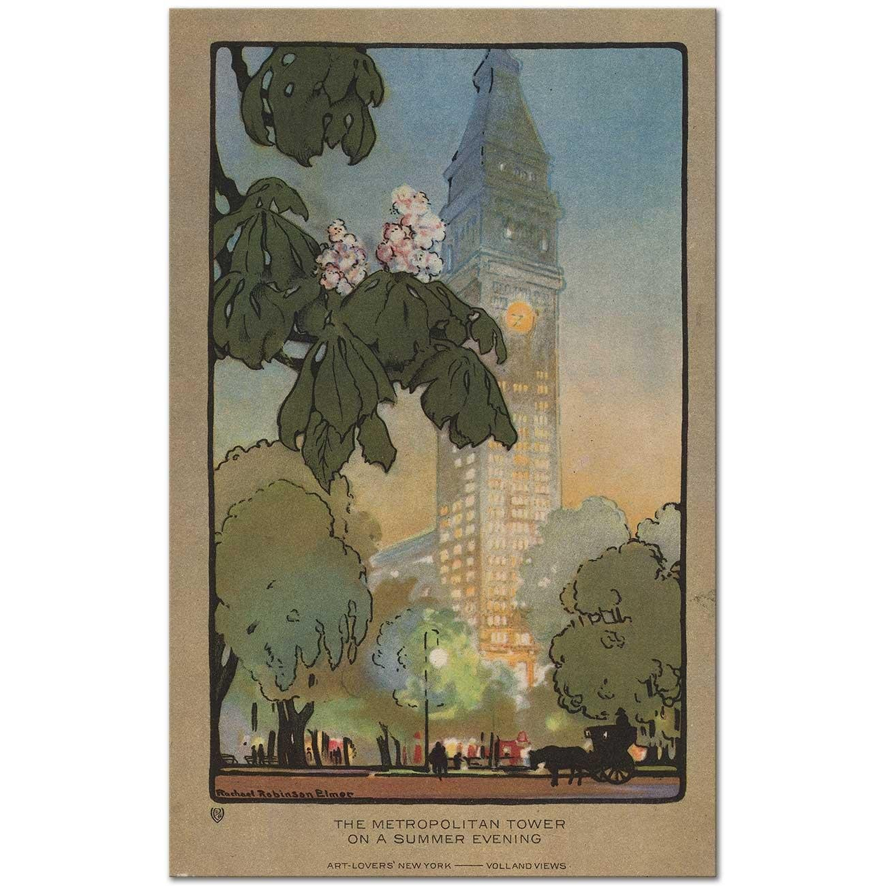 Rachael Robinson Elmer Metropolitan Binası New York Kanvas Tablo