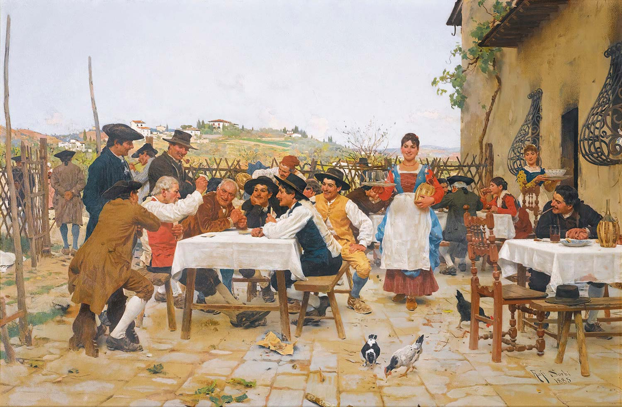 Raffaello Sorbi Kazanan El Kanvas Tablo