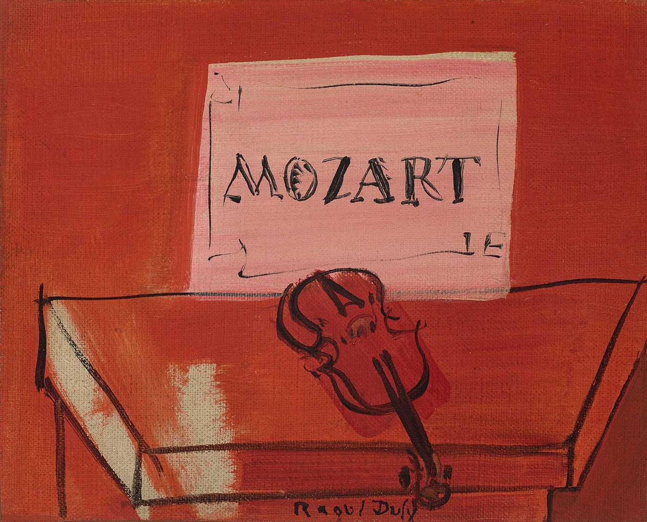 Le Petit Mozart by Raoul Dufy