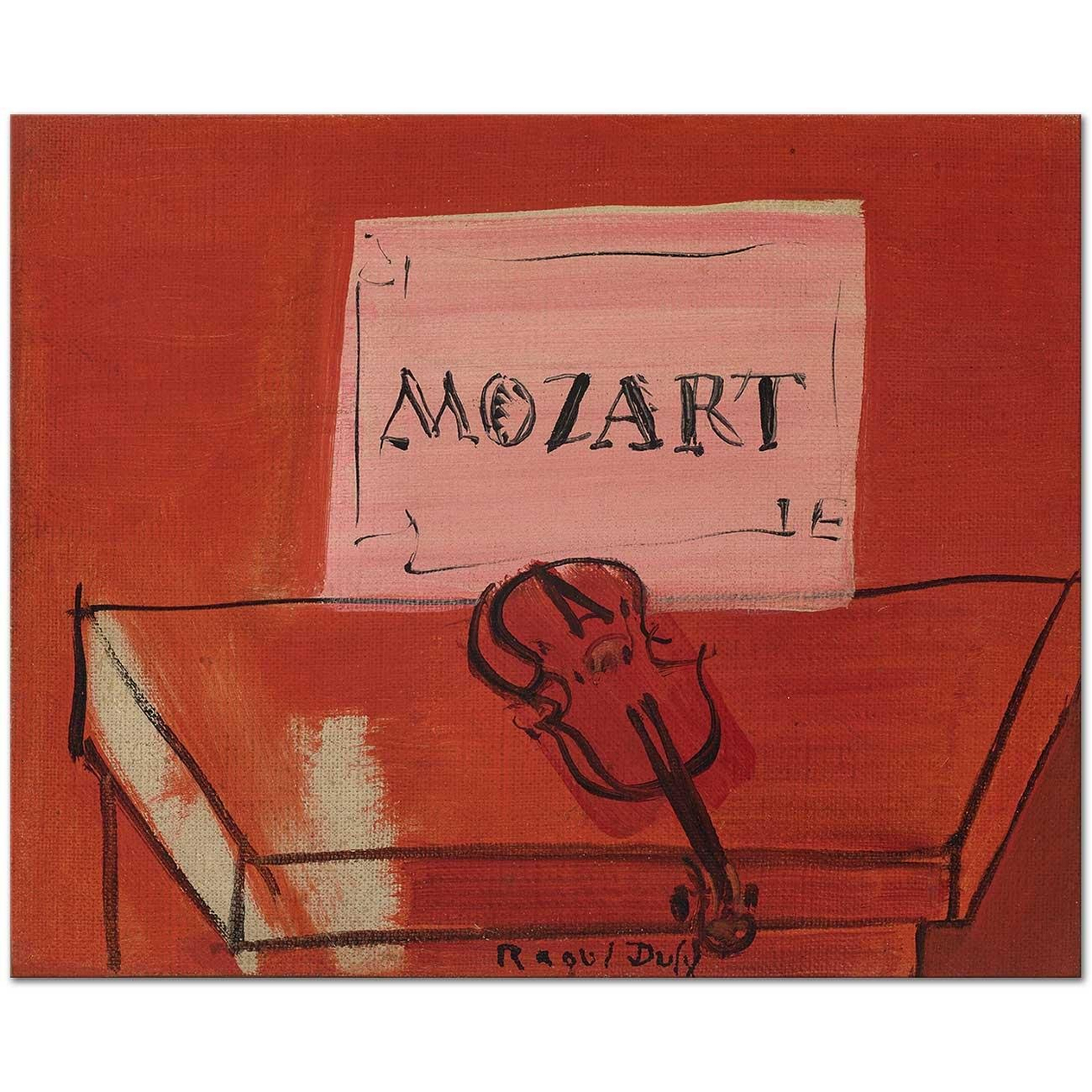 Raoul Dufy Le Petit Mozart Art Print