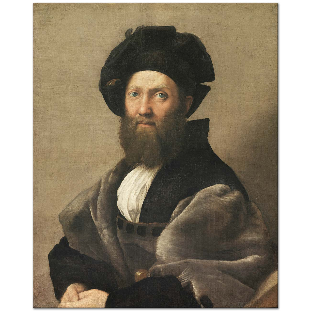 Raphael Portrait of Baldassare Castiglione Art Print