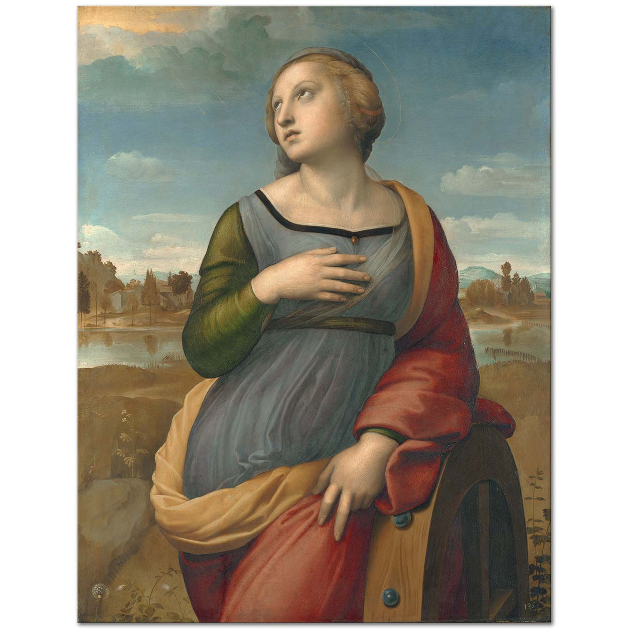 Raphael Saint Catherine of Alexandria Art Print