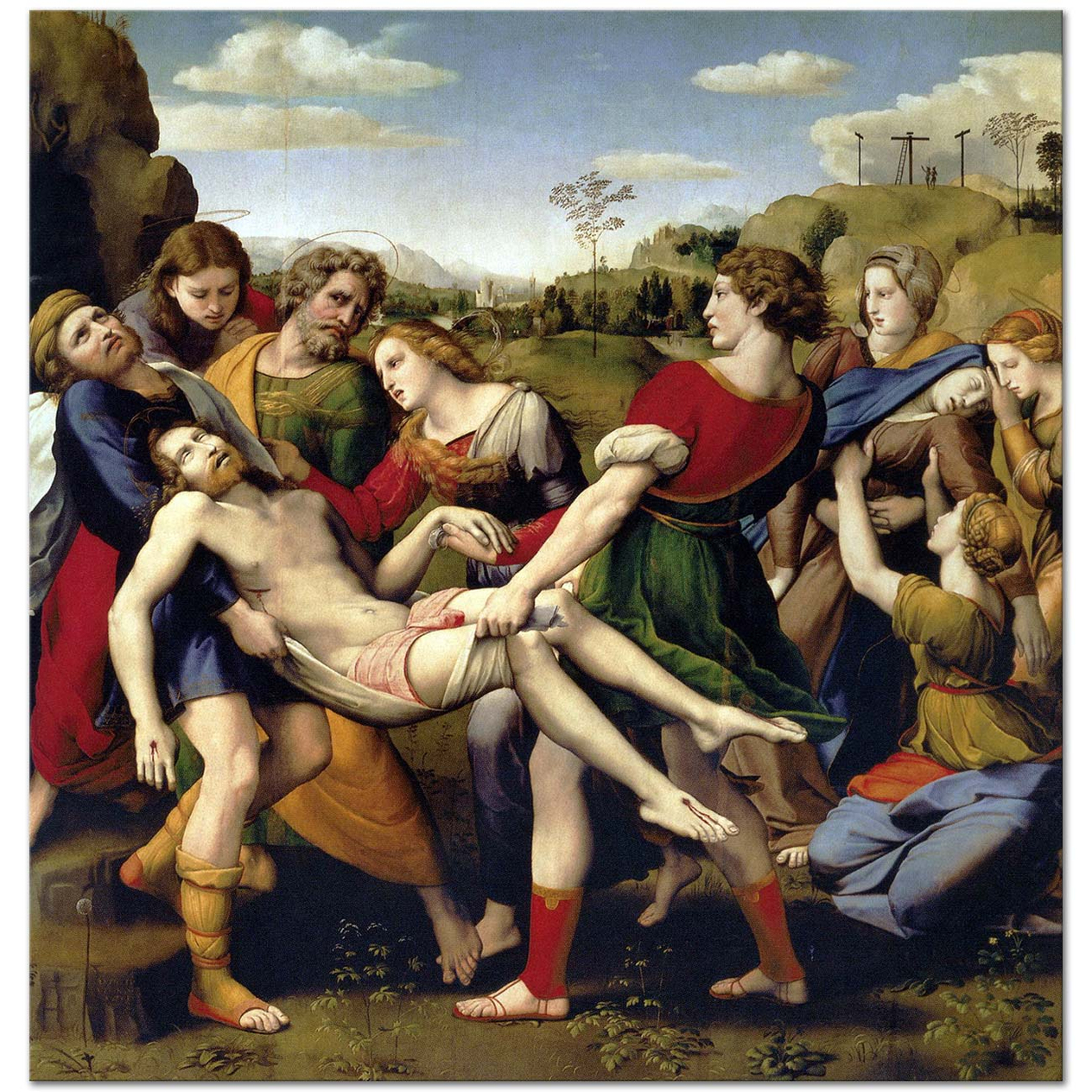Raphael The Deposition Art Print