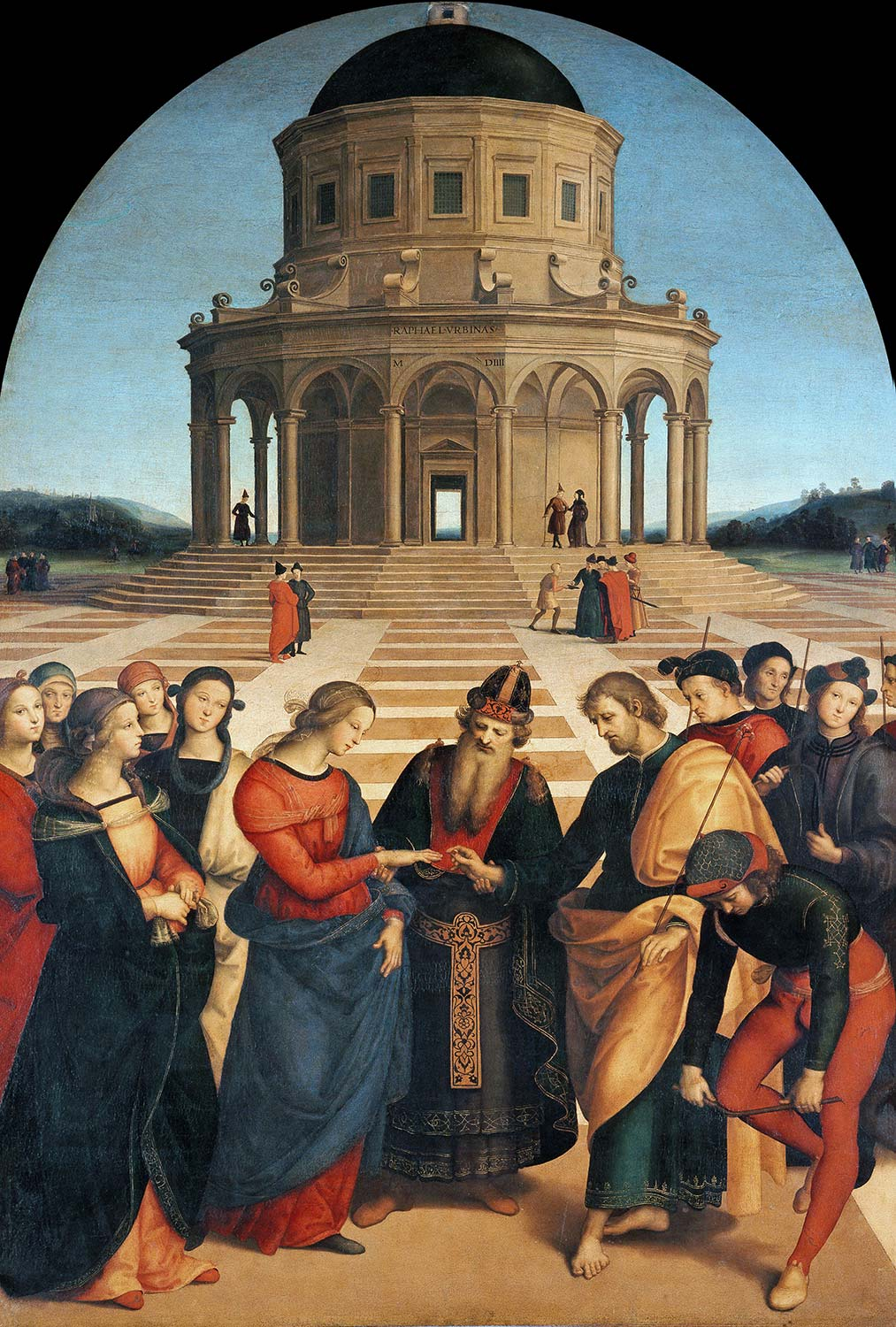 Raphael The Marriage of the Virgin Art Print