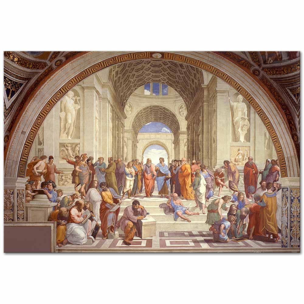 Raphael Atina Okulu Kanvas Tablo