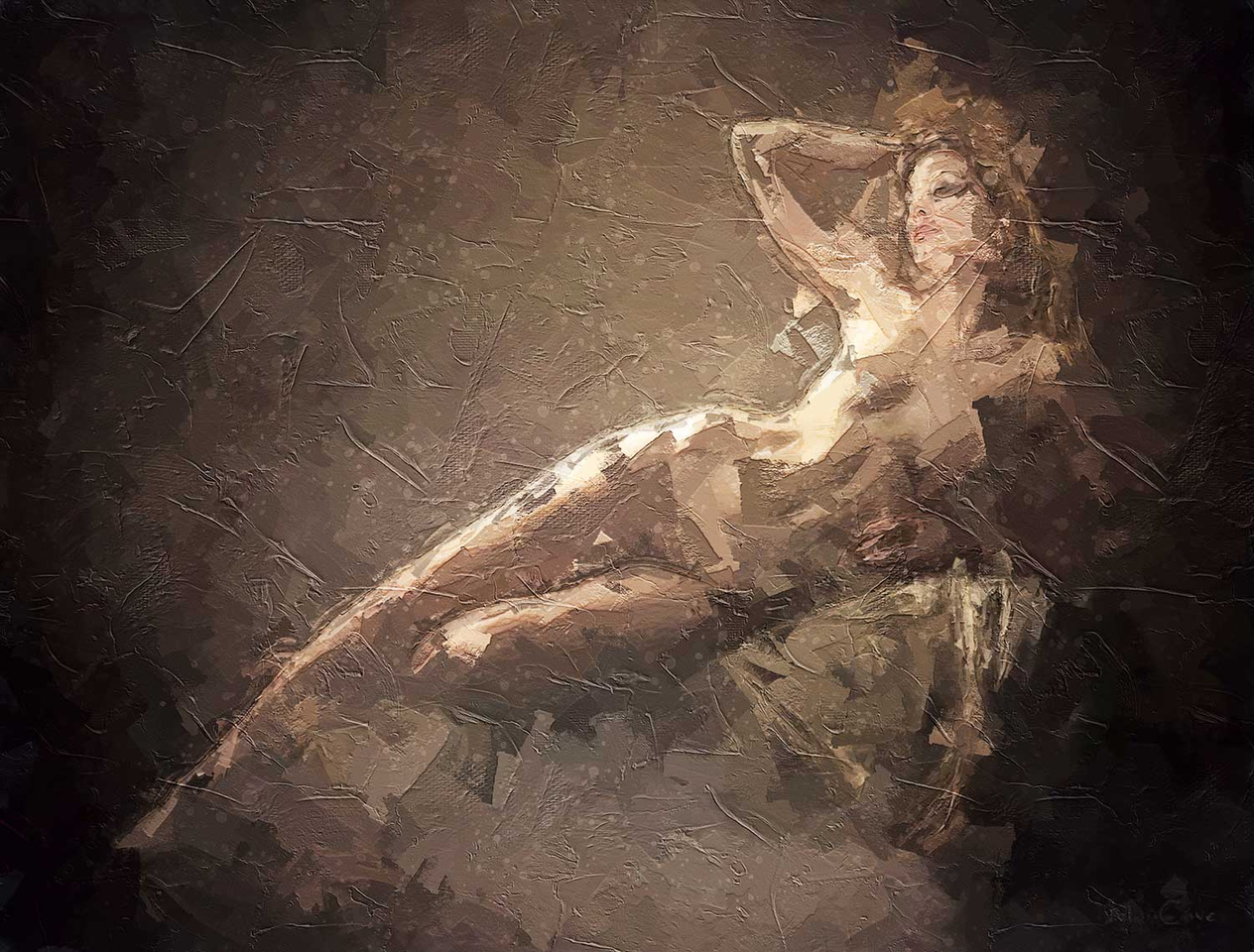 Reclining Nude Art Print