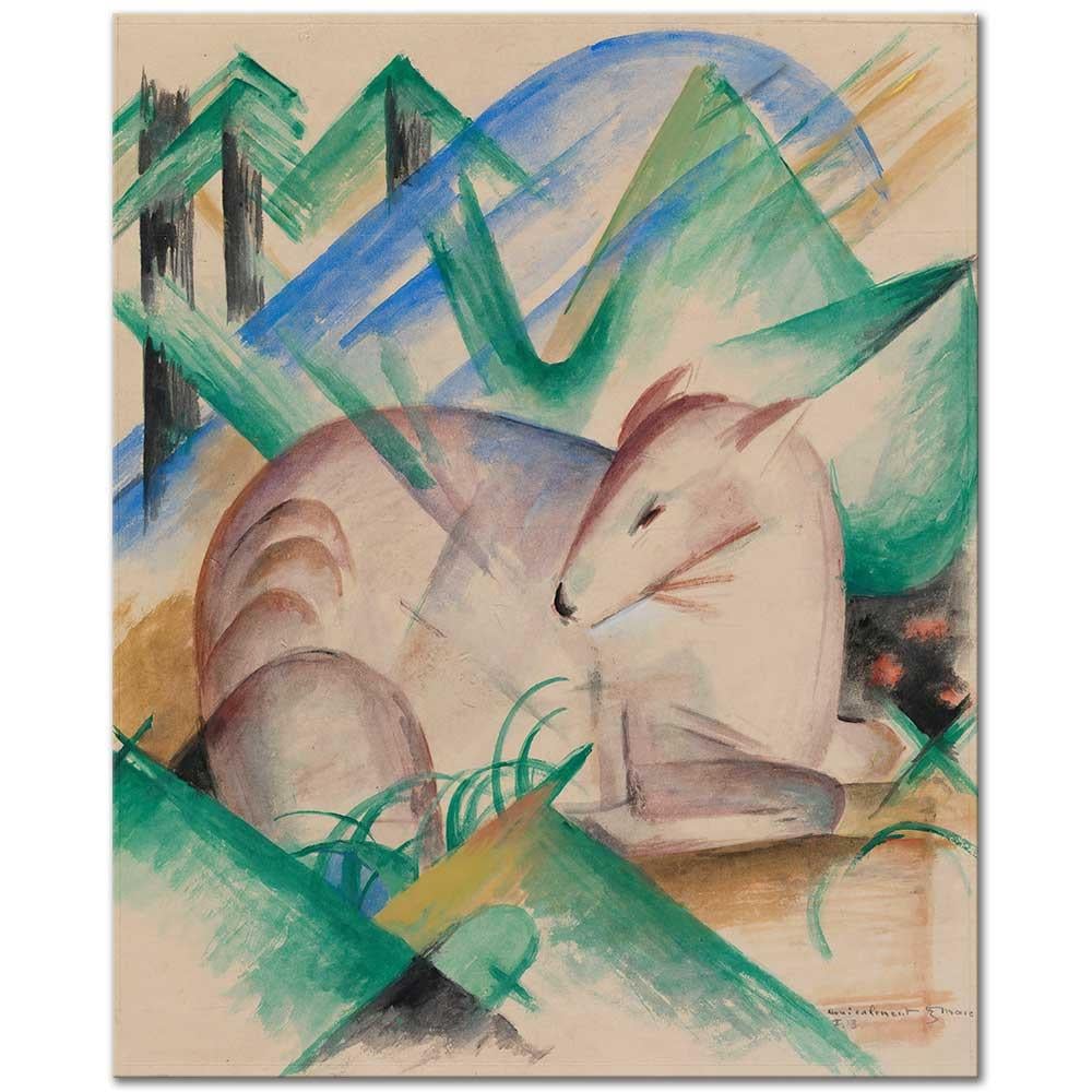 Franz Marc Alageyik Kanvas Tablo