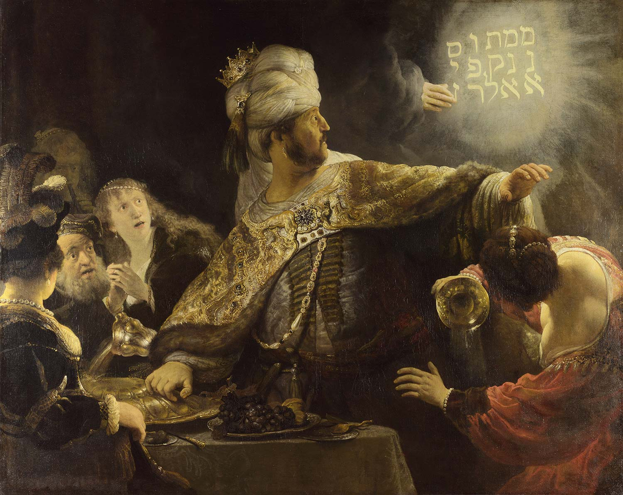 Rembrandt van Rijn Belshazzar's Feast Art Print