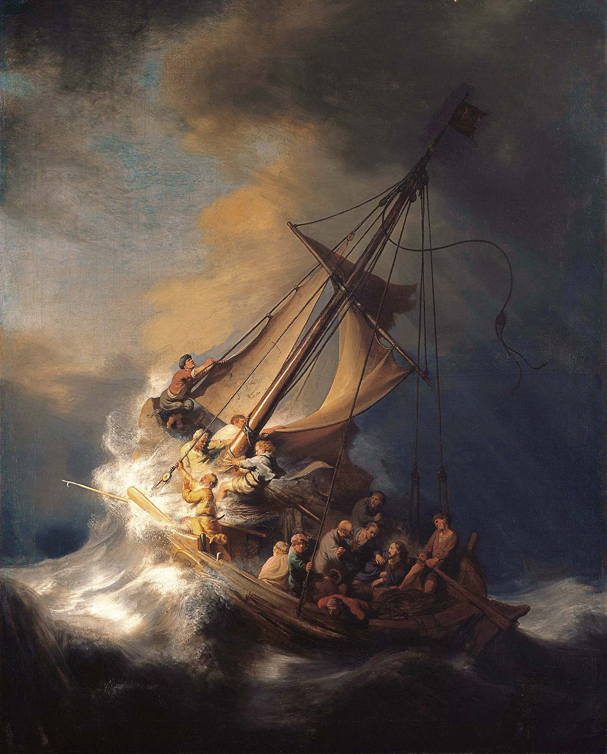 Rembrandt van Rijn Christ in the Storm on the Sea of Galilee Art Print