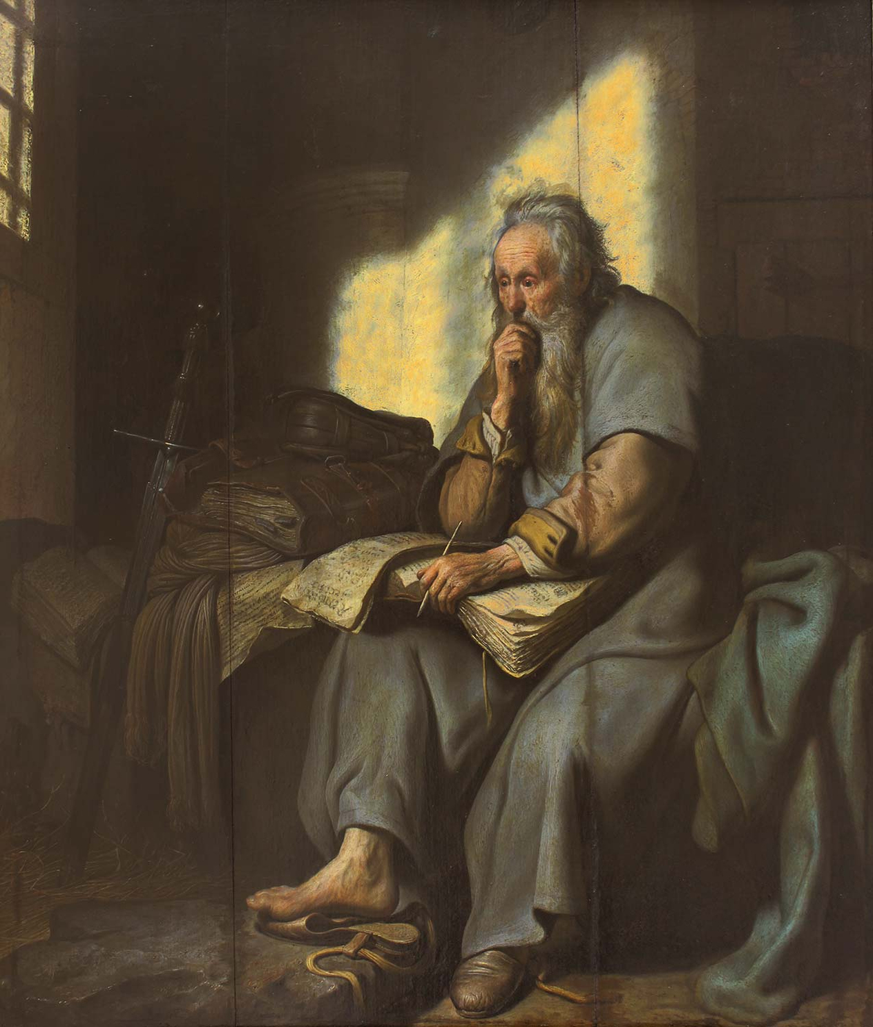 Rembrandt van Rijn Saint Paul in Prison Art Print