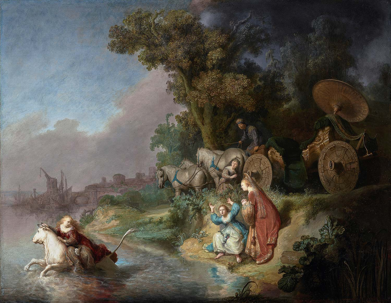 Rembrandt van Rijn The Abduction of Europa Art Print