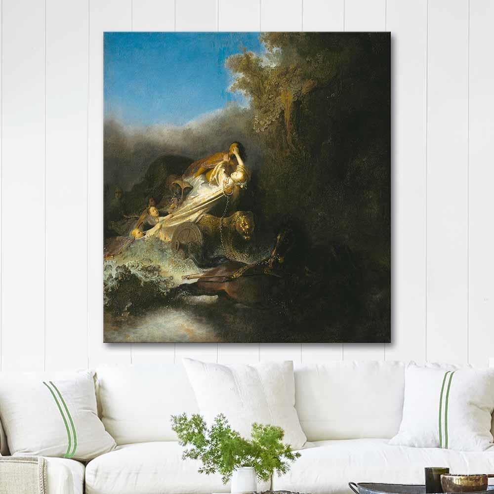 Rembrandt van Rijn Proserpina'nın Kaçırılışı Kanvas Tablo