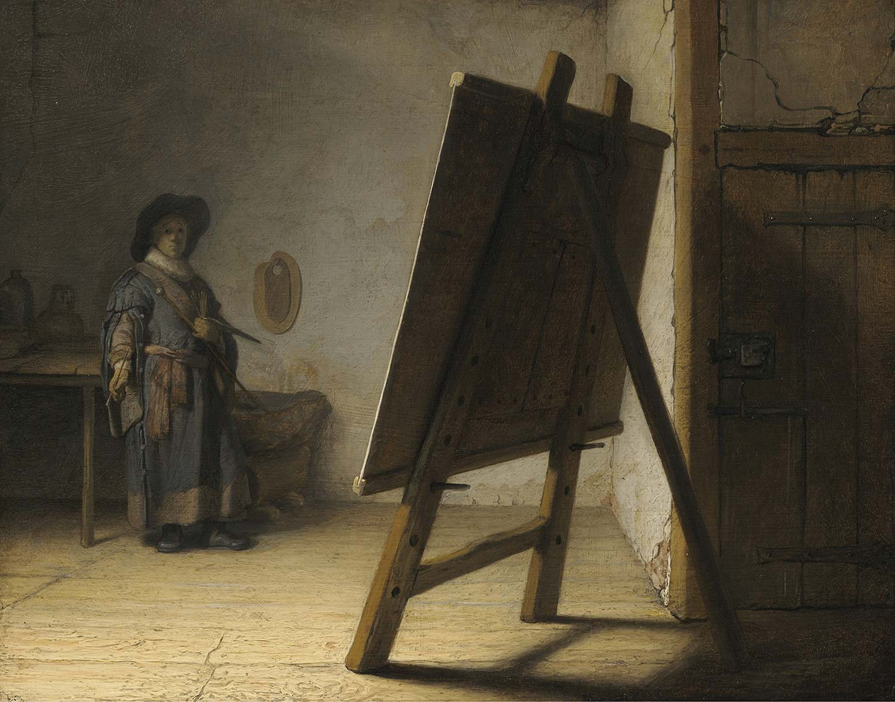 Rembrandt van Rijn The Artist In His Studio Art Print