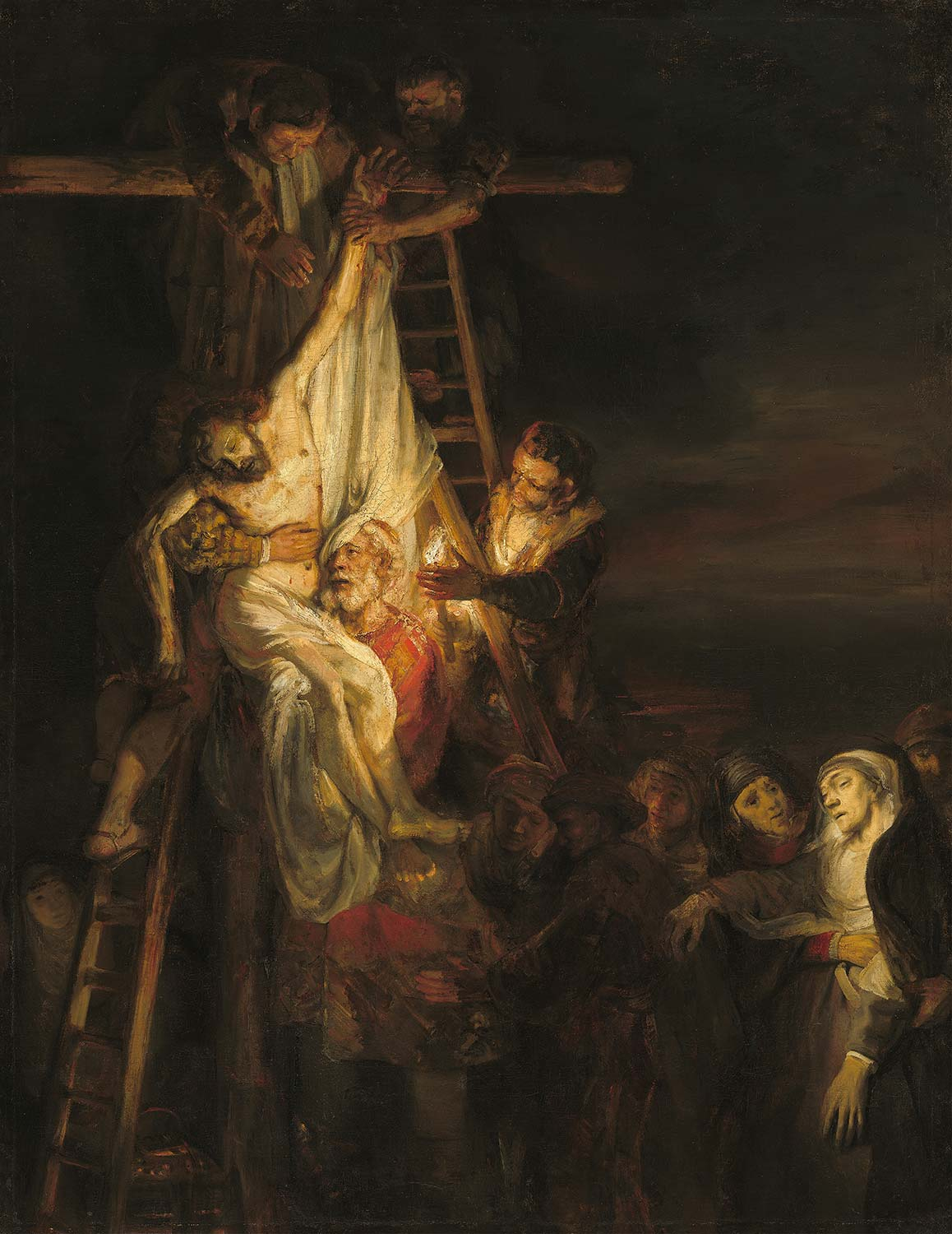 Rembrandt van Rijn The Descent from the Cross Art Print