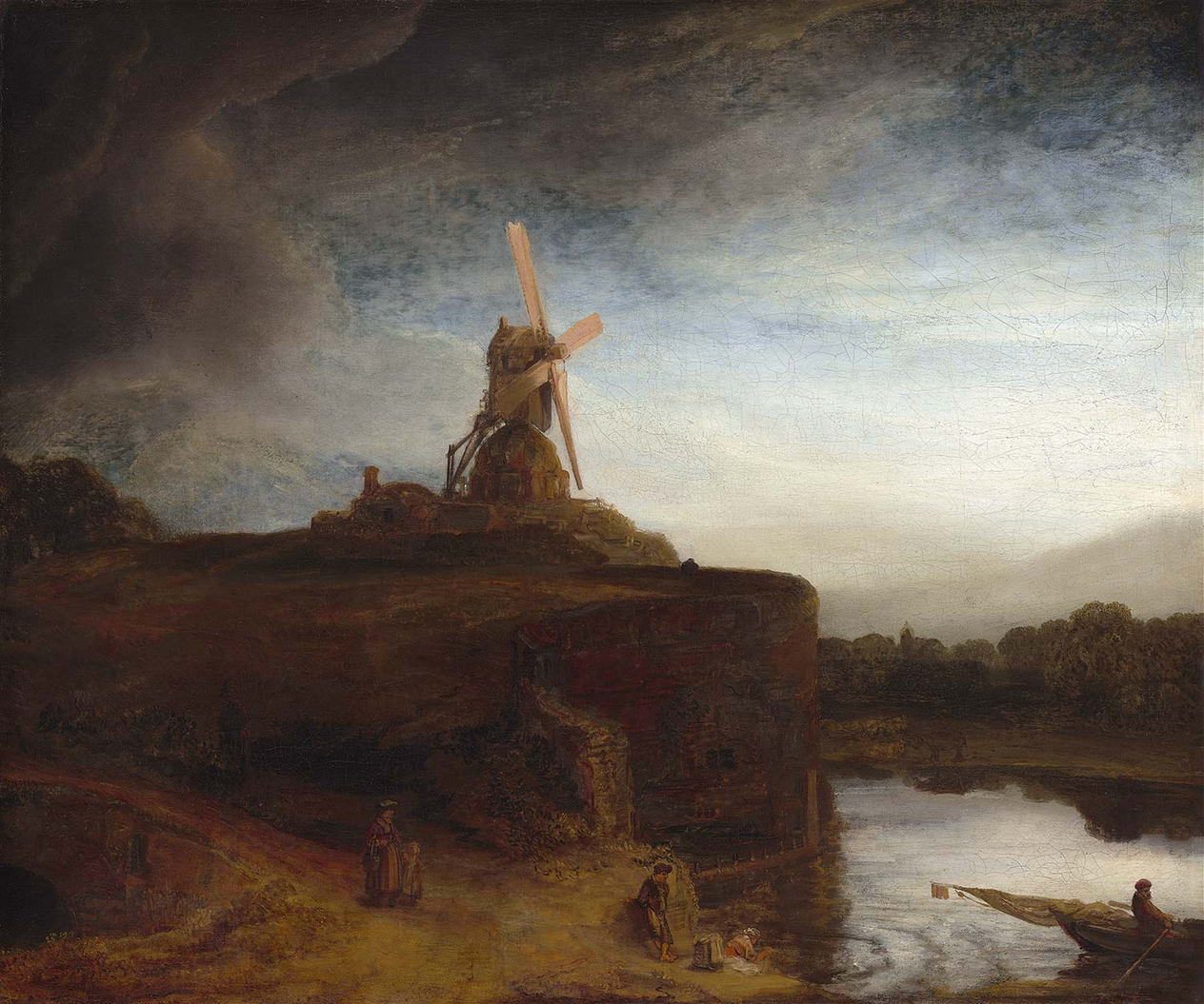 Rembrandt van Rijn The Mill Art Print