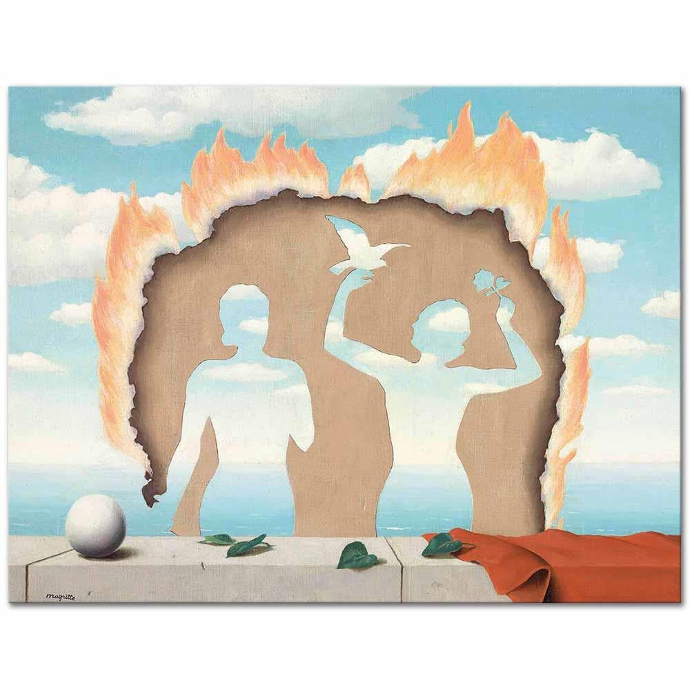 Rene Magritte Özlem Kanvas Tablo