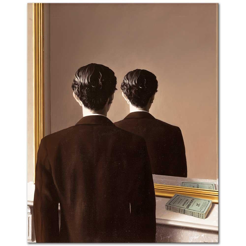 Rene Magritte Edward James'in Portresi Kanvas Tablo