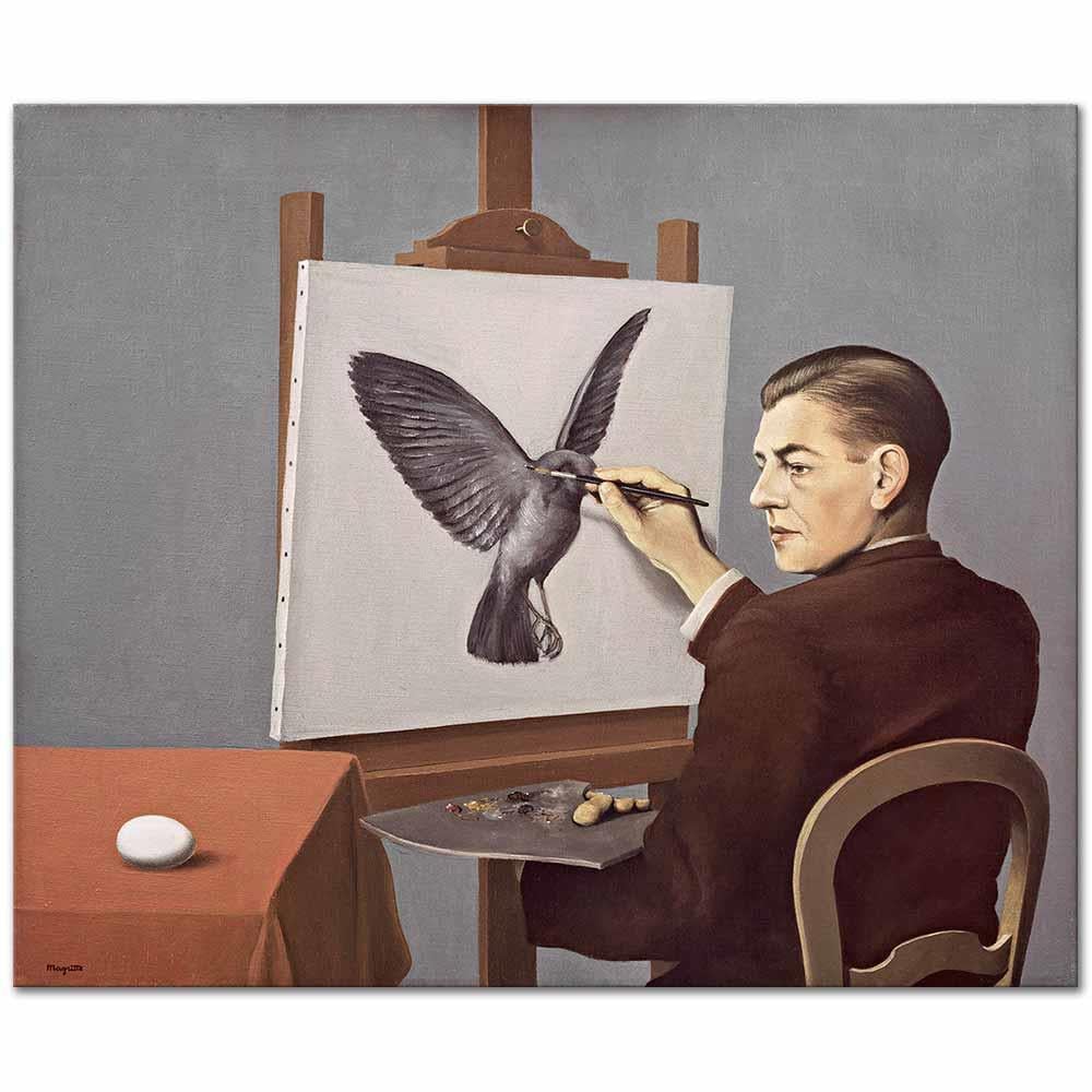Rene Magritte Kavrayış Kanvas Tablo