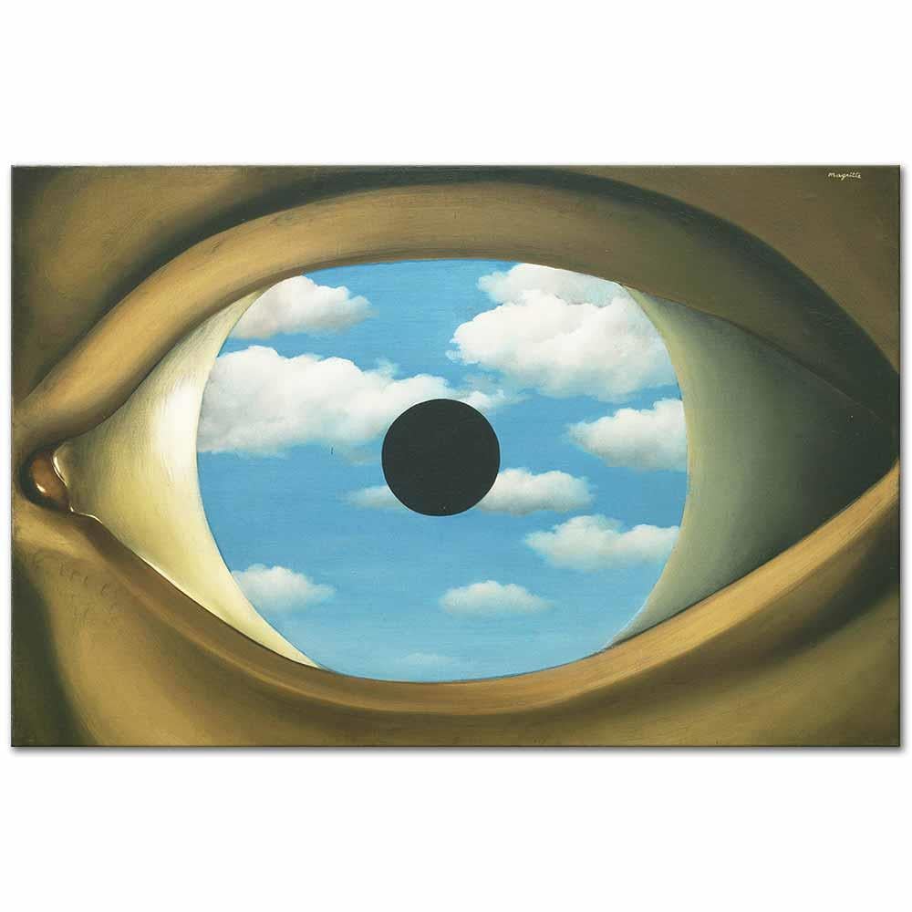 The False Mirror by Rene Magritte