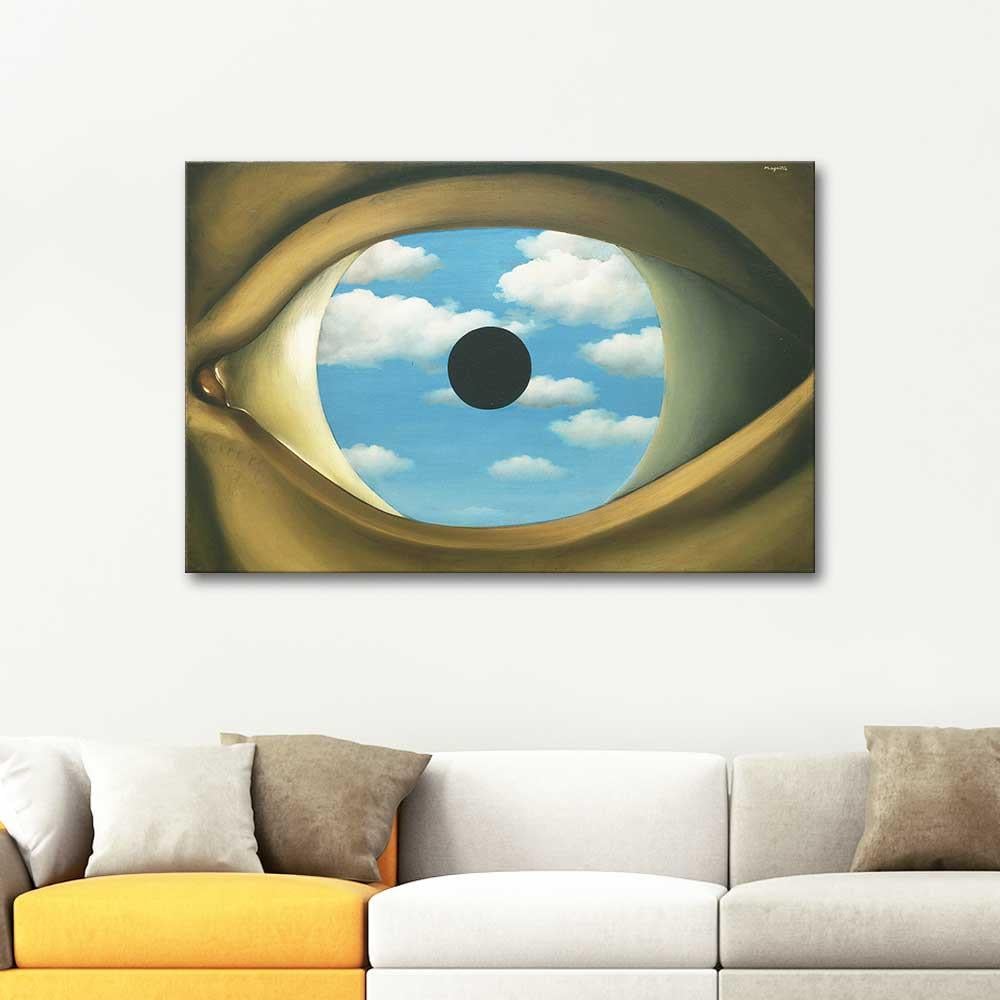 Rene Magritte The False Mirror Art Print