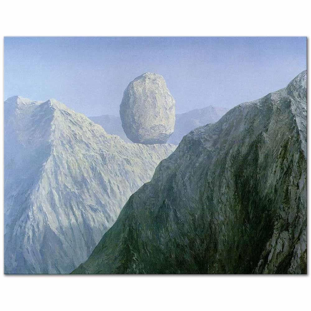 Rene Magritte Cam Anahtar Kanvas Tablo