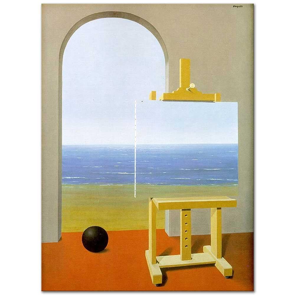 Rene Magritte İnsani Durum 02 Kanvas Tablo