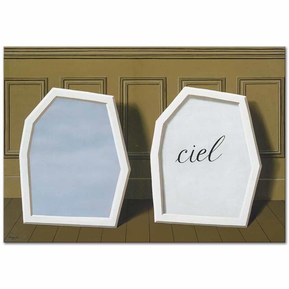 Rene Magritte Akibet Sarayı Kanvas Tablo