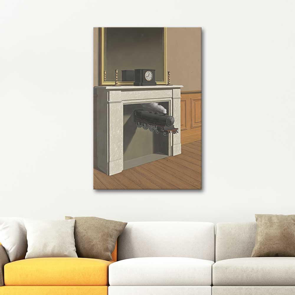 Rene Magritte Time Transfixed Art Print