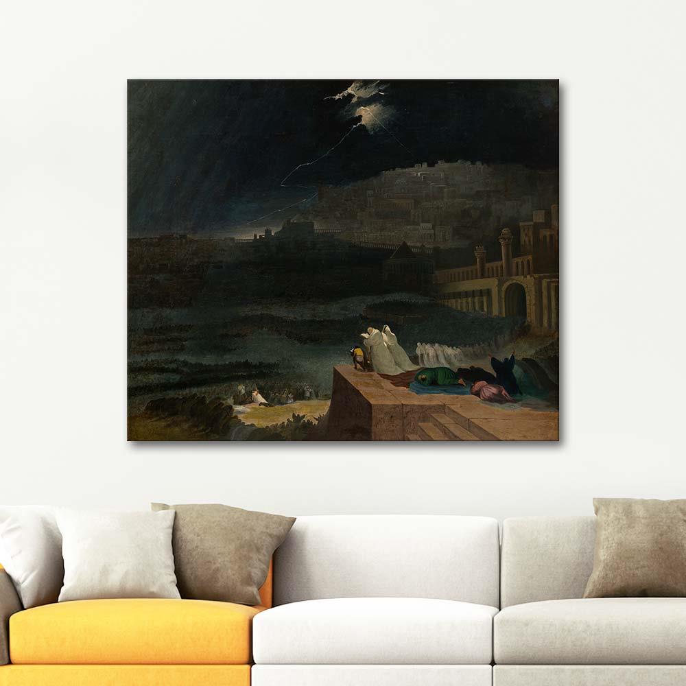John Martin Ninova'nın Tövbesi Kanvas Tablo