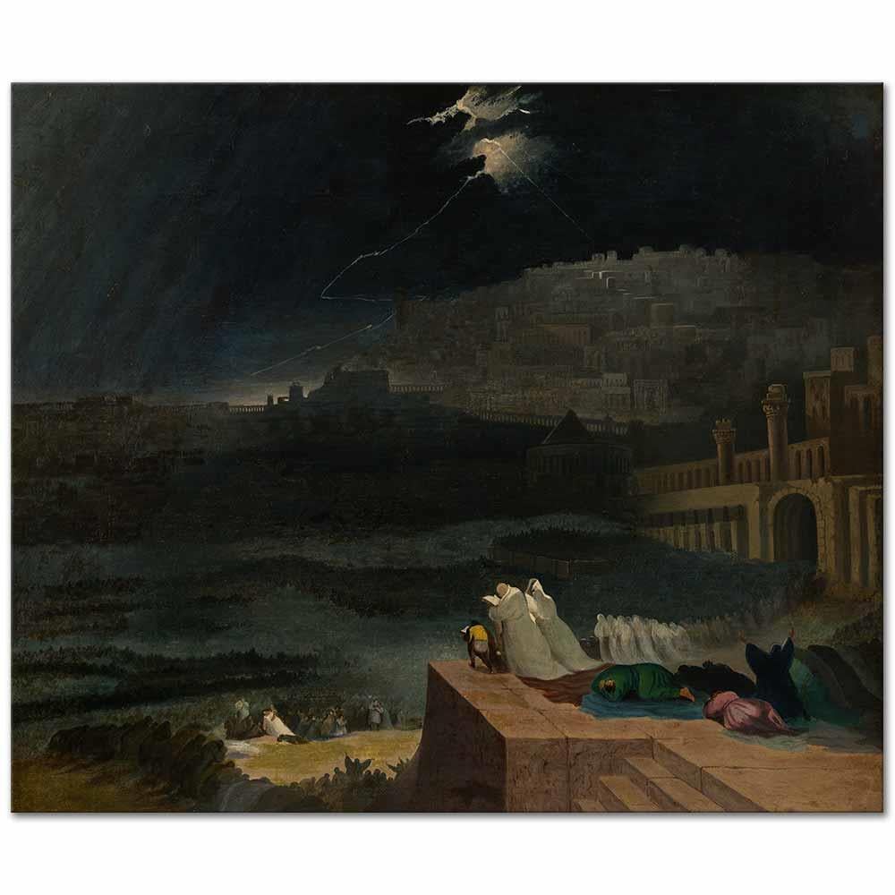 John Martin Ninova'nın Tövbesi Kanvas Tablo