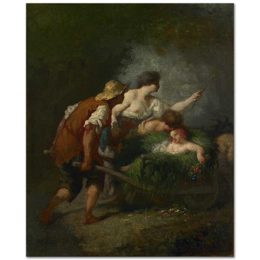 Jean-François Millet Tarladan Dönüş Kanvas Tablo