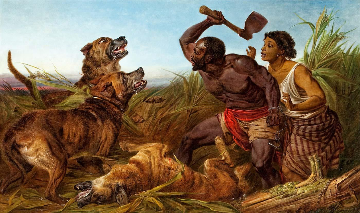 The Hunted Slaves by Richard Ansdell